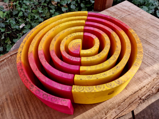 Regenbogen Spirale