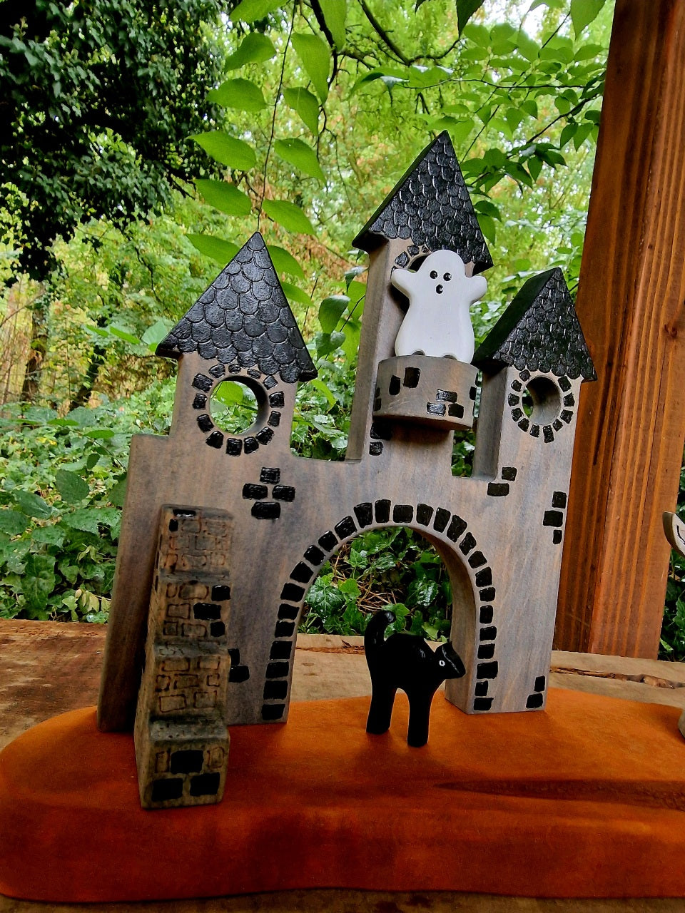 Halloween Holzschloss Set 