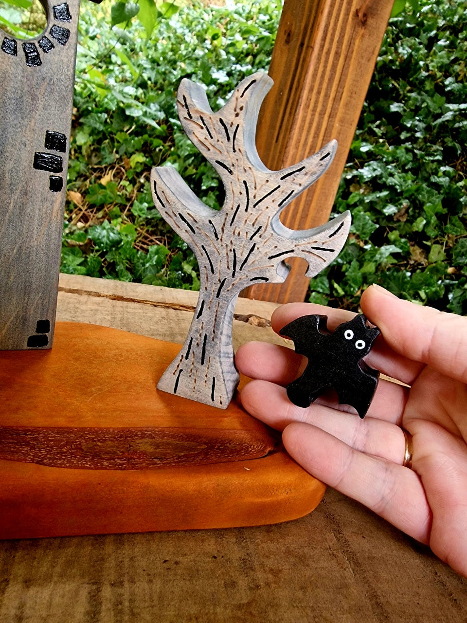 Halloween Holzschloss Set 