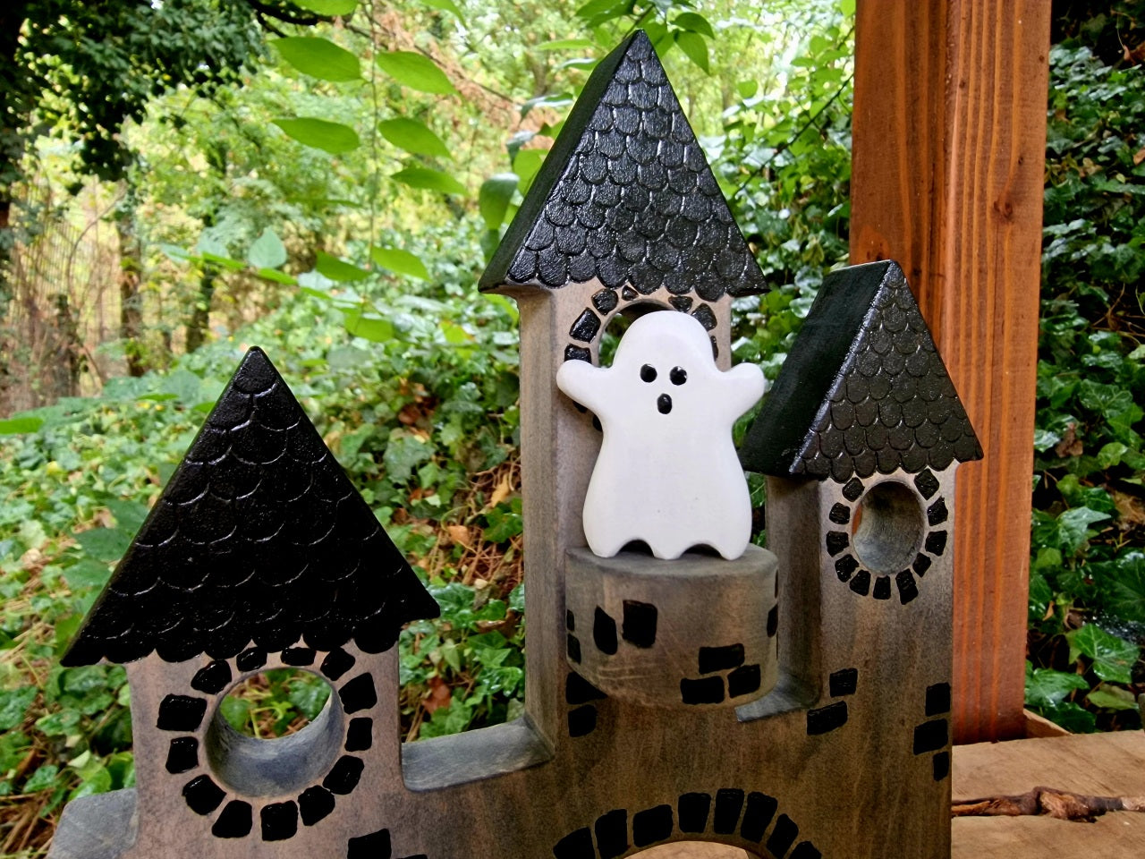 Halloween Holzschloss Set 