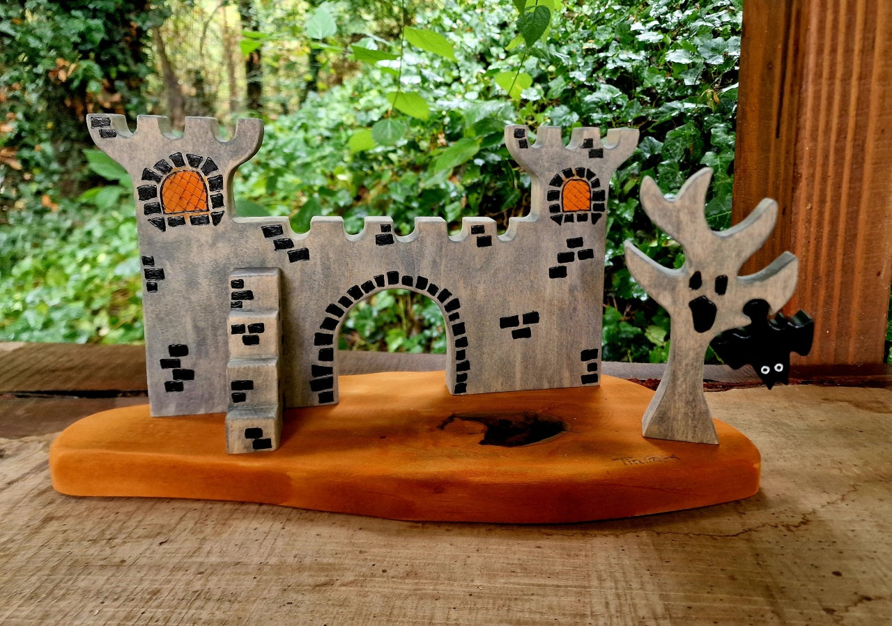 Halloween Holzburg Set