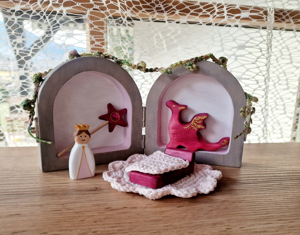 Prinzessin im Schloss Miniwelt 